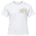 White | Yahweh Known by Many Names Tee front view