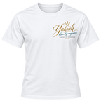 White | Yahweh Known by Many Names Tee front view