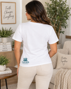 White Walk With God, Live It Out Classic Tee lifestyle image