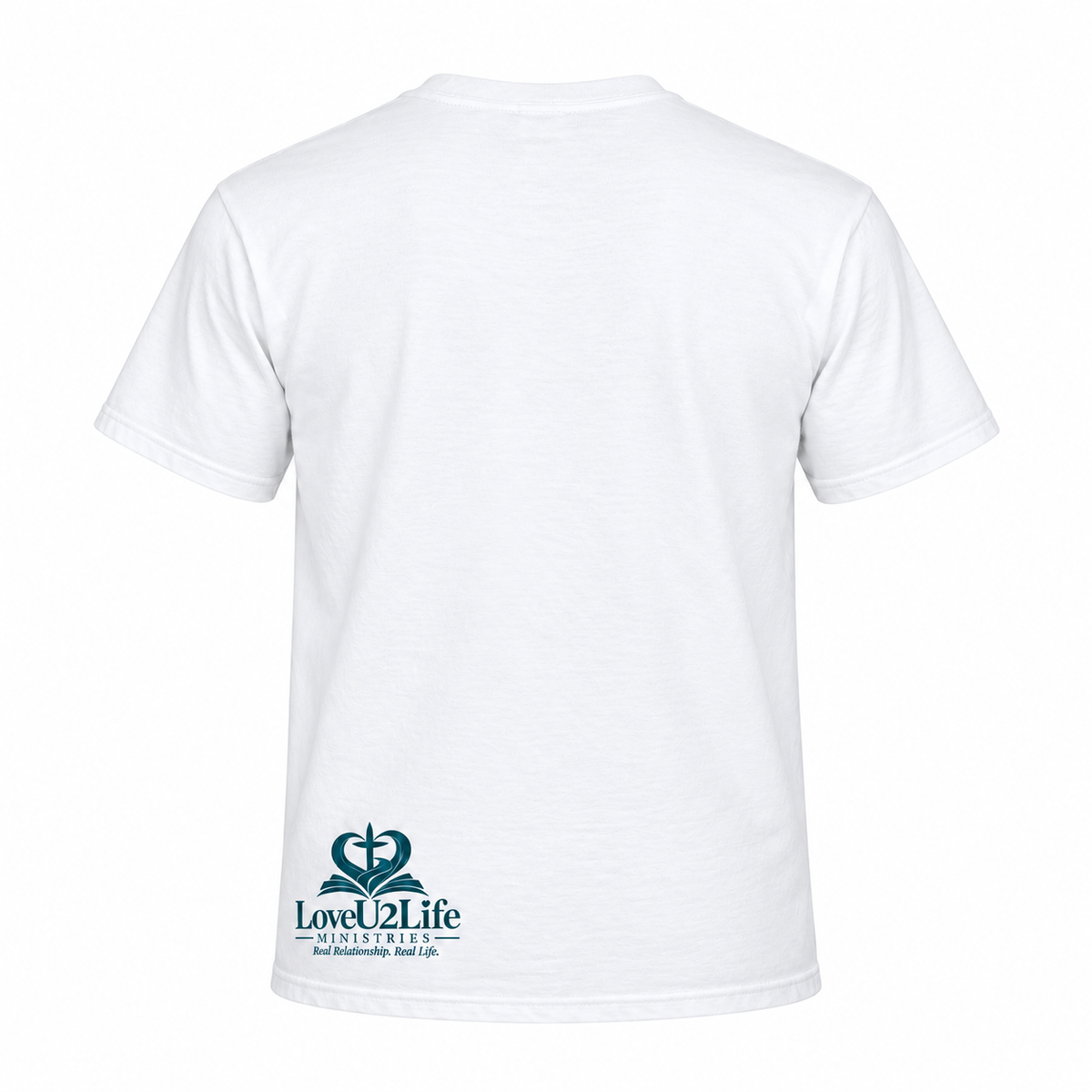 White Walk With God, Live It Out Classic Tee, alternate product view